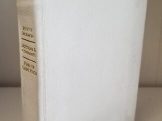 2008 -- White Leather -- Triple Combination -- 2 Raised Bands on the Spine