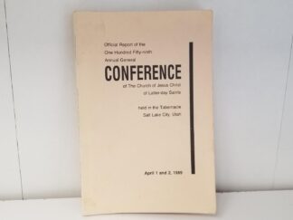 Conference Report -- April 1989 --- Softbound