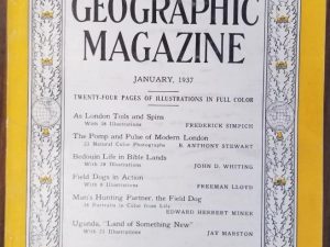 January — 1937 — The National Geographic Magazine — Single Issue Magazine