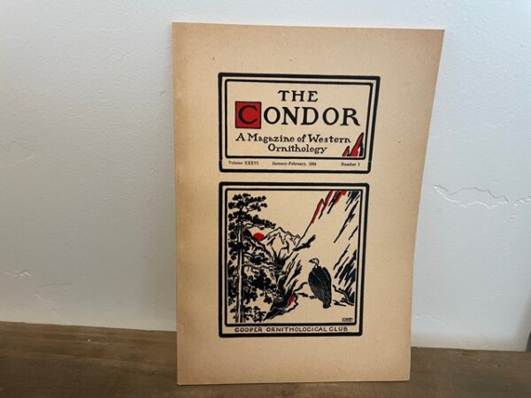 1934 ~ The Condor A Magazine of Western Ornithology ~ Vol. 36, No. 1