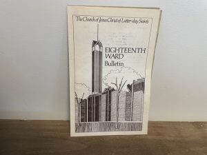 1973 ~ Eighteenth Ward Sunday School Bulletin