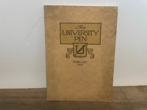1919 ~ The University Pen