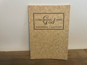 1938 ~ C. Hampton Price ~ Concerning God ~ with advertisement inside