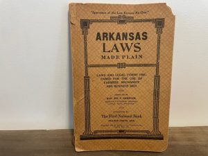 1924 ~ Arkansas Laws Made Plain ~ Hon. WM. T. Hammock