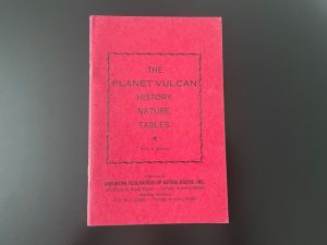 The Planet Vulcan History, Nature, tables ~ L. H. Weston