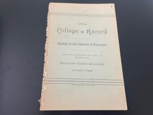 1892 ~ The College Record Devoted to the Interests of Education ~ Vol. 1 No. 3