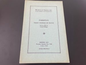 1928 ~ Exhibition Silken Textiles of France ~ Museum of French Art