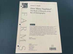 How Many Nephites? The Book of Mormon at the Bar of Demography ~ James E. Smith ~ Foundation for Ancient Research and Mormon Studies
