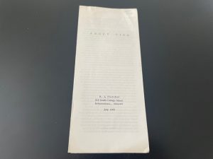 1965 ~ About Zion ~ R. J. Fletcher