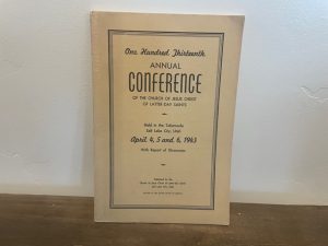 1943 ~ One Hundred Thirteenth Annual Conference of the Church of Jesus Christ of Latter-Day Saints ~ April 4, 5 and 6