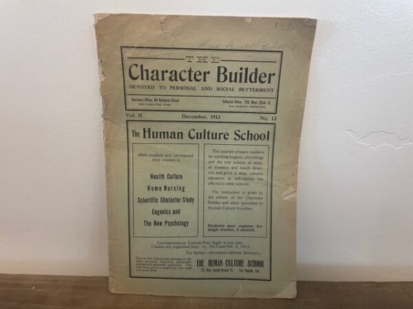 1912 ~ The Character Builder ~ Vol. 25, No. 12