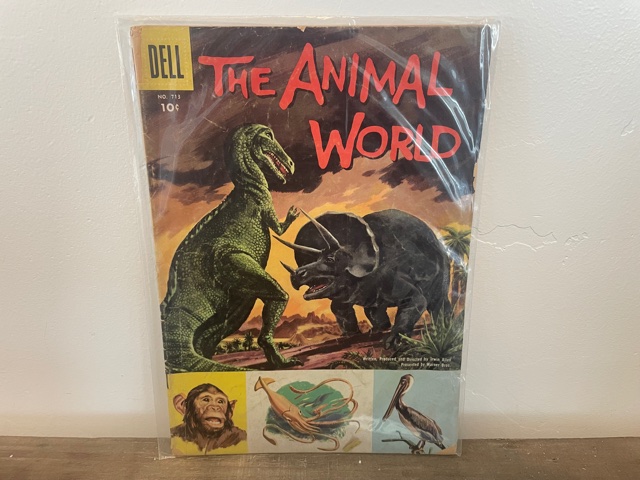 1956 ~ The Animal World (Dell) No. 713 Magazine