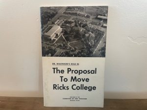 1959 ~ The Proposal to Move Ricks College ~ Dr. Wilkinson’s Role