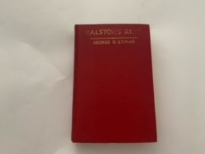 1937- Ralston’s Ring- George D. Lyman