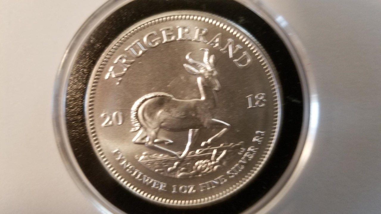 2018 — Suid-Afrika / South Africa — Kruggerand — Silver Coin