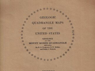 Geology of the Mount Moses Quadrangle, Nevada – 1951