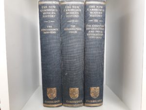 The New Cambridge Modern History Vols. 1-3 (Signed by Mormon Historian Davis Bitton) (1967-1968) ~ Edited by G. R. Potter