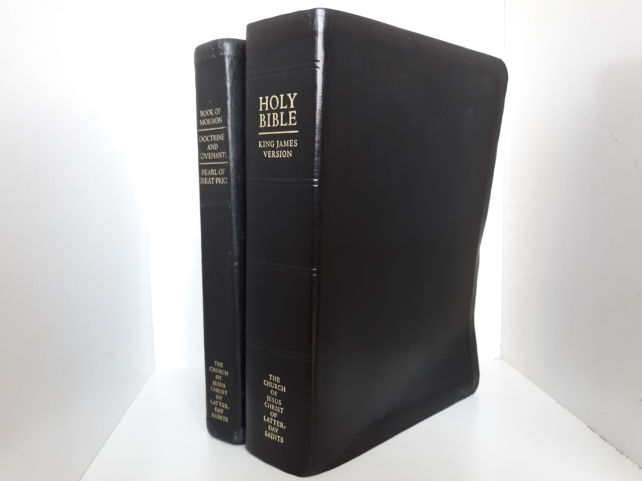 LDS, Black Leather Triple Combination and Holy Bible (2013, 2016)