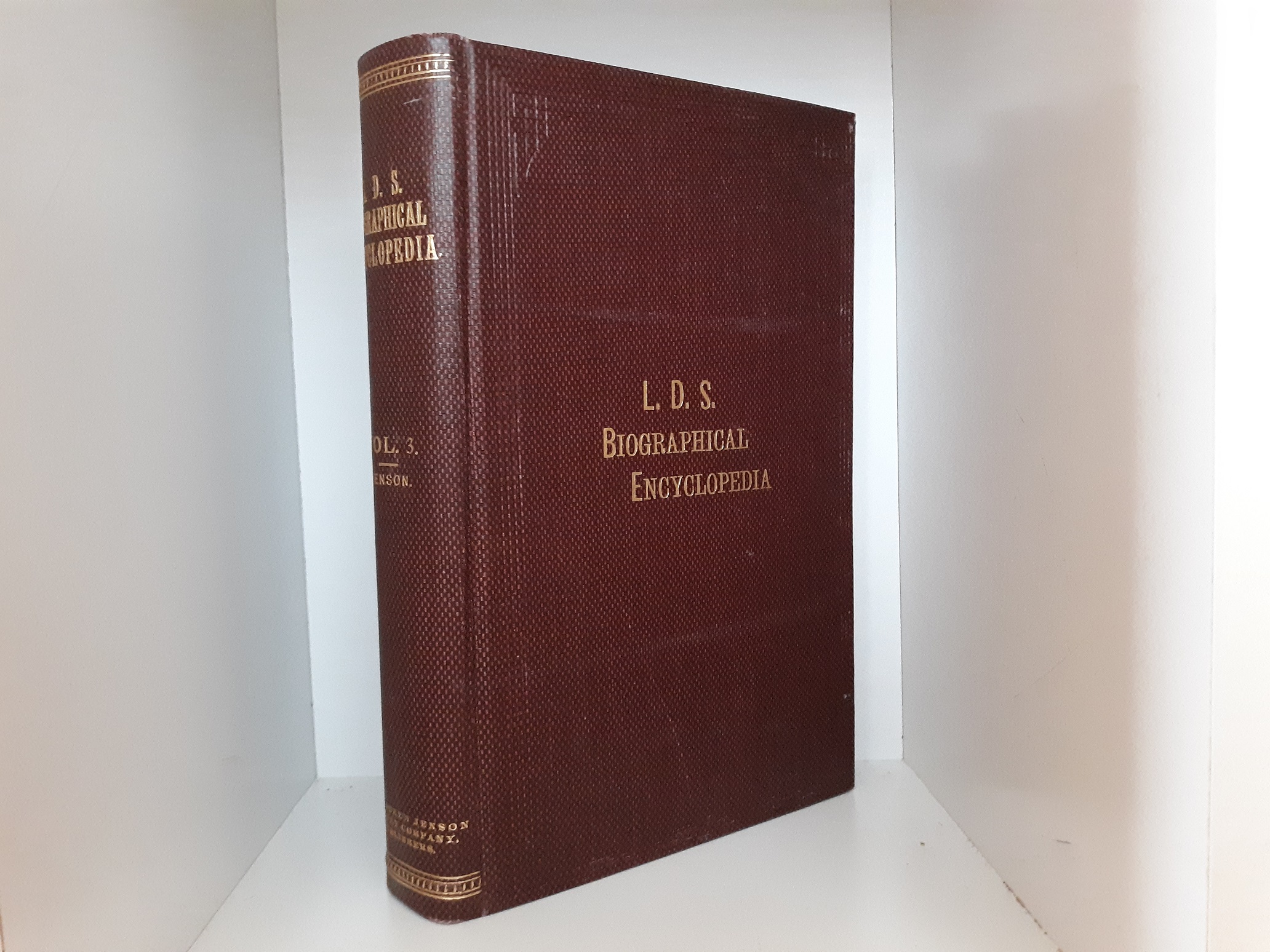 L. D. S. Biographical Encyclopedia: Vol. 3 (1920) ~ by Andrew Jenson