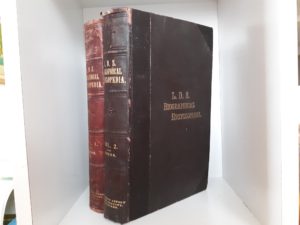 L. D. S. Biographical Encyclopedia Vols. 1-2 (3/4 Leather) (1901, 1914) ~ by Andrew Jenson