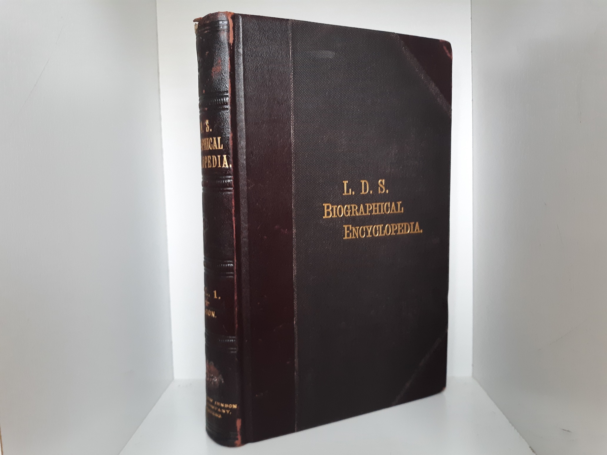 L. D. S. Biographical Encyclopedia: Vol. 1 (3/4 Leather) (1901) ~ by Andrew Jenson