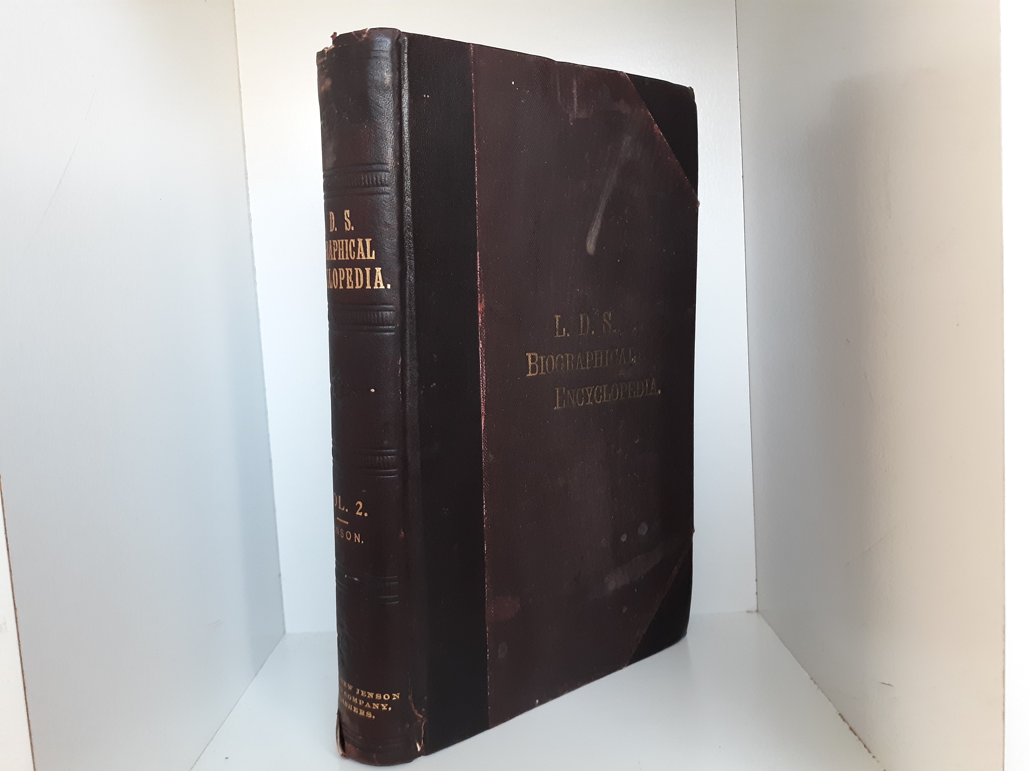 L. D. S. Biographical Encyclopedia: Vol. 2 (3/4 Leather) (1914) ~ by Andrew Jenson
