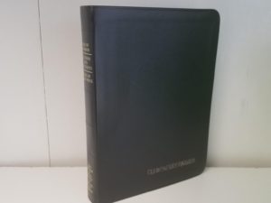 2018 — Triple Combination — Black Bendable Leather — Brand New But Name Engraved on Cover!