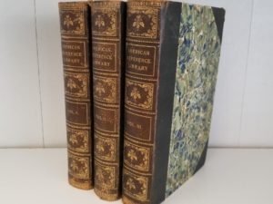 1900 — Set #214 — American Reference Library — 3 Volume Set — 3/4 Leather Bindings