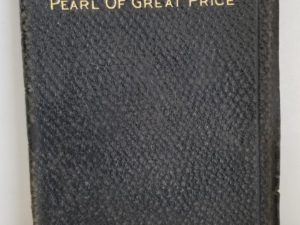 1925 — Doctrine & Covenants / Pearl of Great Price — Black Bendable Leather Binding — Double Combination