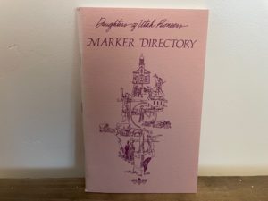 1990 ~ Daughters of Utah Pioneers ~ Marker Directory