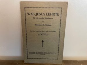 1924 ~ Osborne J. P. Widstoe ~ Was Jesus Lehrte