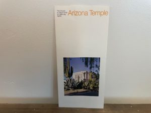 1975 ~ Arizona Temple Brochure