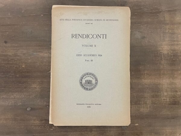 1935 ~ Rendiconti ~ Vol. 10 ~ Anno Accademico