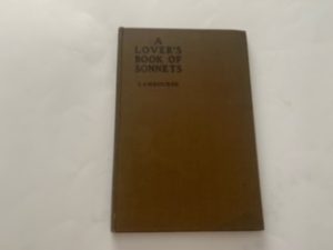 1917- A Lover’s Book of Sonnets- Alfred Lambourne