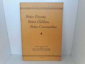 Better Parents, Better Children, Better Communities ~ by James B. Harvey