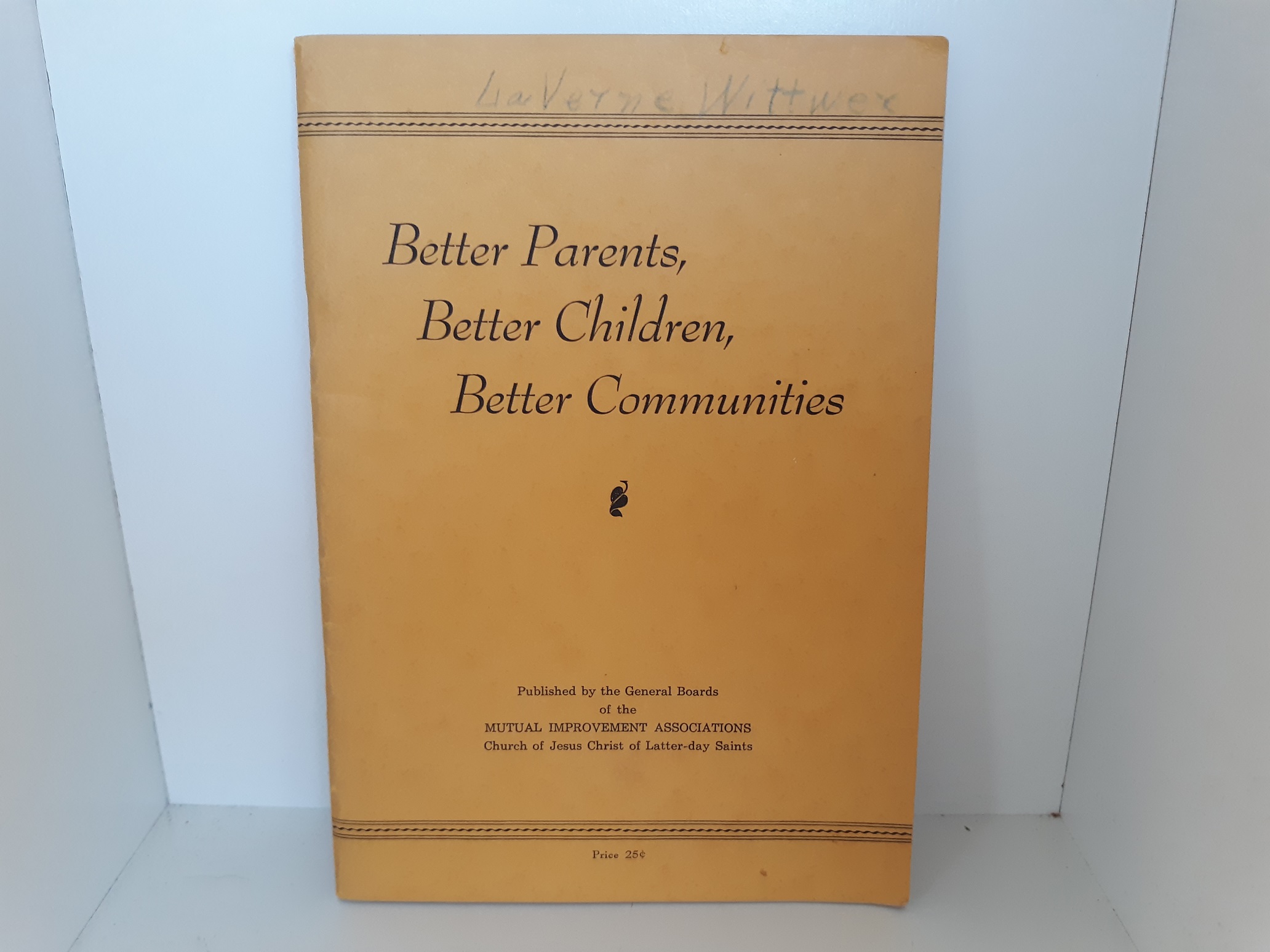 Better Parents, Better Children, Better Communities ~ by James B. Harvey