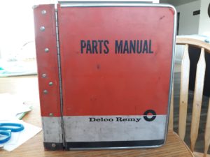 Delco Remy Parts Manual 1: Vol. 2: Numerical Index, Group Sheets (1968)