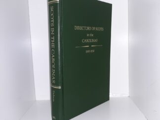 Directory of Scots in the Carolinas: 1680-1830 (1986) ~ by David Dobson