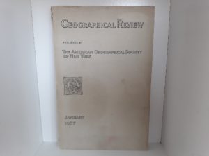 Geographical Review: January 1937 (1937)