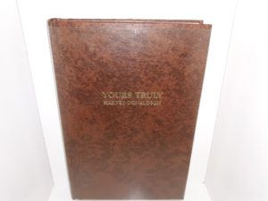 Yours Truly (1980) ~ by Harvey Donaldson