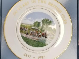 Wedgwood Collectors Plate — 150 Years in the British Isles — 1837 – 1987