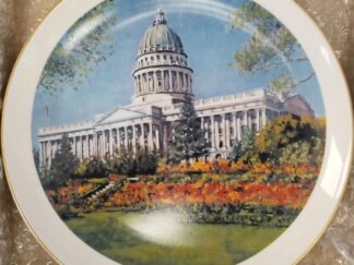1981 — Limited Edition Utah Collection Plate — Utah State Capital, Salt Lake City