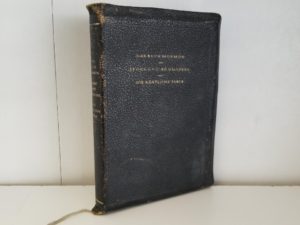 1950 — Triple Combination in German — Bendable Black Leather Binding