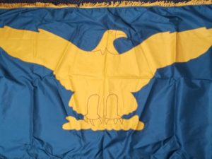 Large Cloth Flag — Eagle — Flags Unlimited — 3′ Tall / 4.5′ Wide