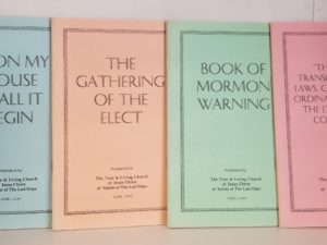 4 Pamphlets — From the True & Living Church of Jesus Christ of Saints of the Last Days