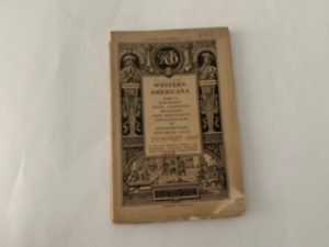 1923- Western Americana- The Anderson Galleries