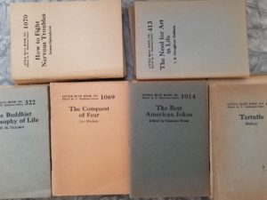 Partial Collection of Little Blue Books — Edited by E. Haldeman-Julius — 33 Booklets
