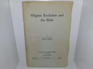 Organic Evolution and the Bible (1960) ~ by Eldon J. Gardner