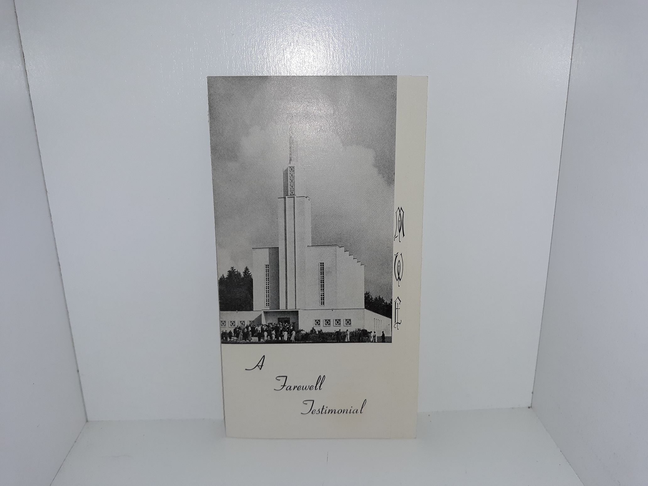 A Farewell Testimonial in Honor of Elder Merritt Winston Egan (Pamphlet) (1961)