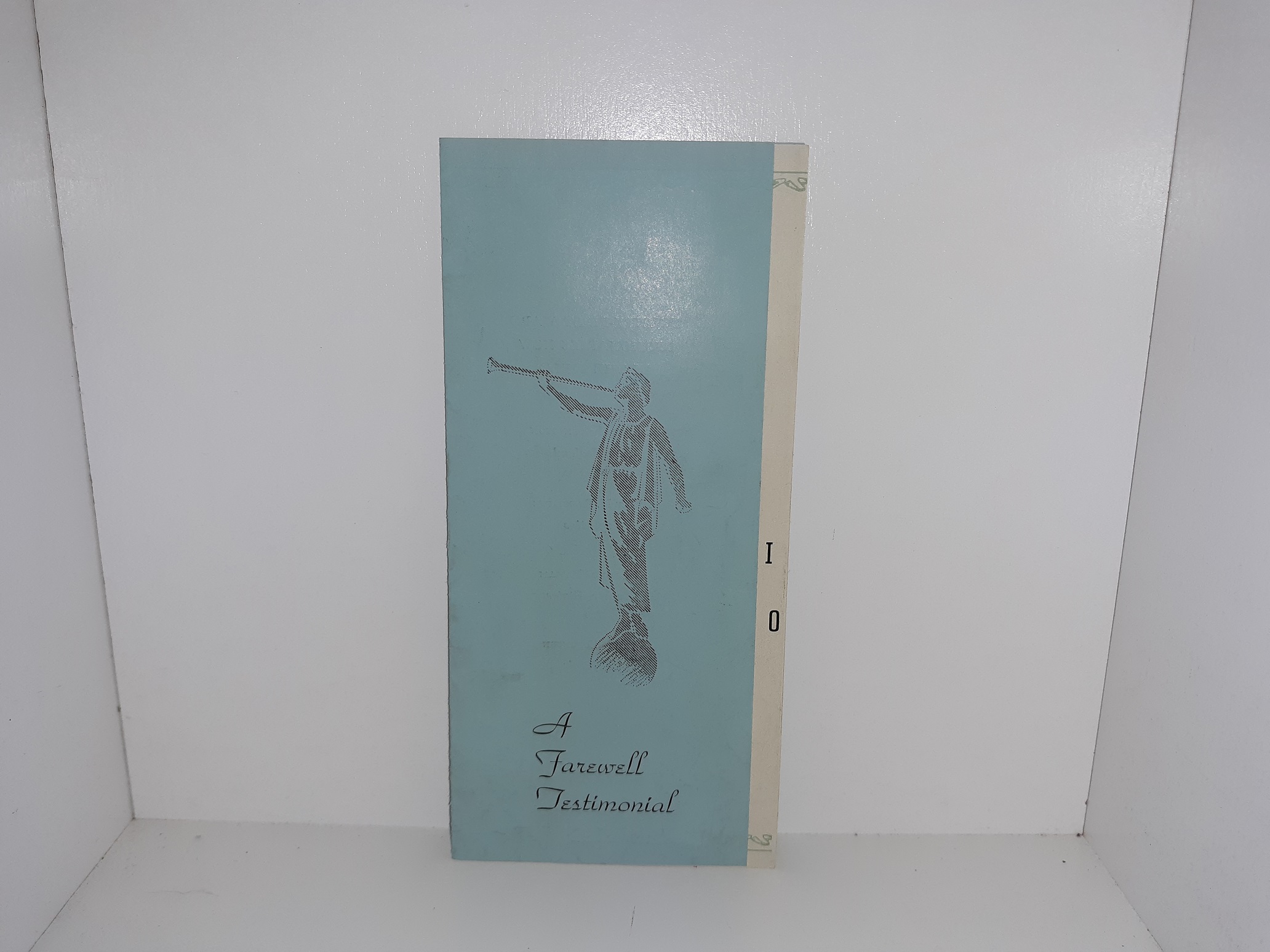 A Farewell Testimonial (Pamphlet) (1940)